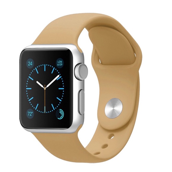 Accessories - LAST 1! NEW Tan Silicone Band For Apple Watch